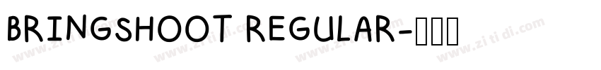 BRINGSHOOT REGULAR字体转换